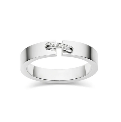 [Lumi Jewelry]ALLIANCE LIENS VIDENCE DIAMOND 4MM RING