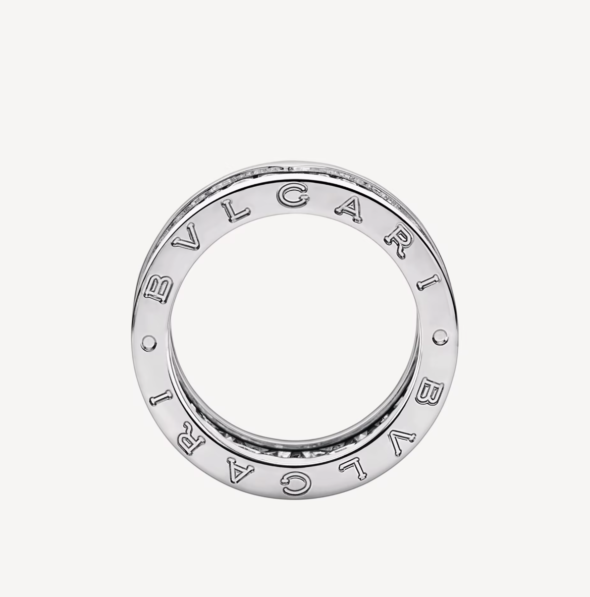[Lumi Jewelry]ZERO 1 WITH PAVED DIAMONDS ON THE SPIRAL RING