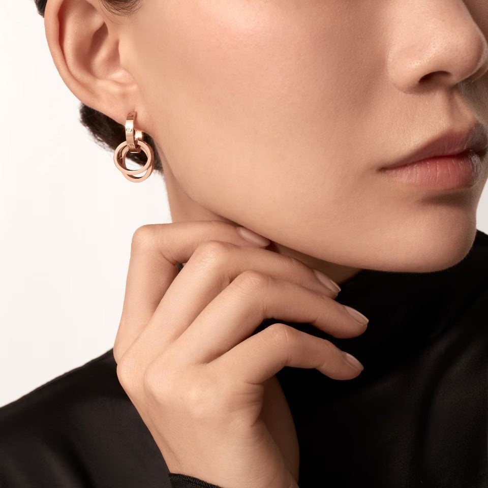 [Lumi Jewelry]LOVE 3.3MM DANGLE EARRINGS