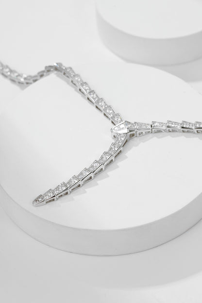 [Lumi Jewelry]SERPENTI NECKLACE SILVER DIAMOND