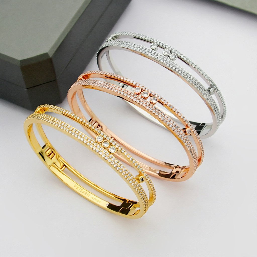 [Lumi Jewelery]Move Romane pav辿 bangle
