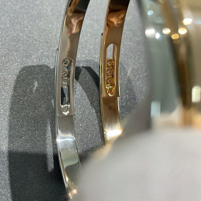 [Lumi Jewelery]Move Noa Rose Gold Pav辿 Diamond Bangle Bracelet