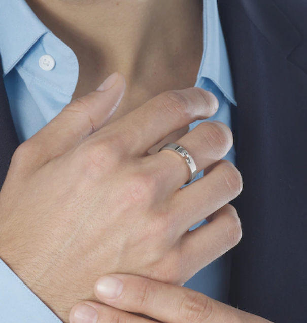 [Lumi Jewelry]ALLIANCE LIENS VIDENCE 4MM RING