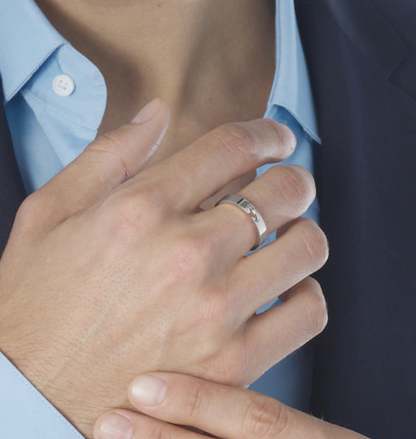 [Lumi Jewelry]ALLIANCE LIENS VIDENCE 4MM RING