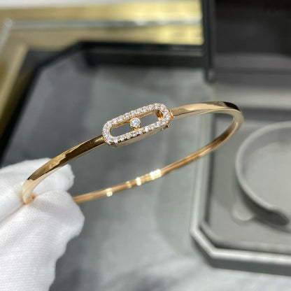 [Lumi Jewelery]Move Uno pav辿 flex bangle medium