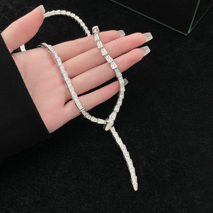 [Lumi Jewelry]SERPENTI NECKLACE SILVER DIAMOND