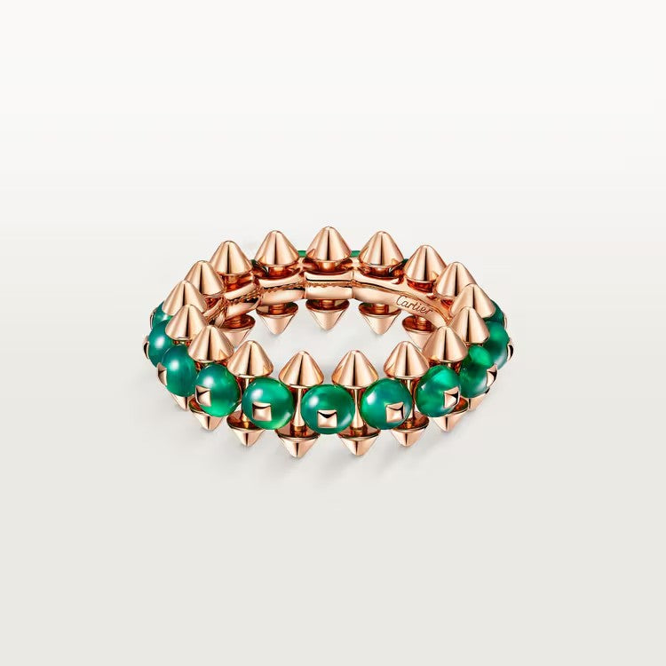[Lumi Jewelry]CLASH 7.9MM AGATE CHALCEDONY RING