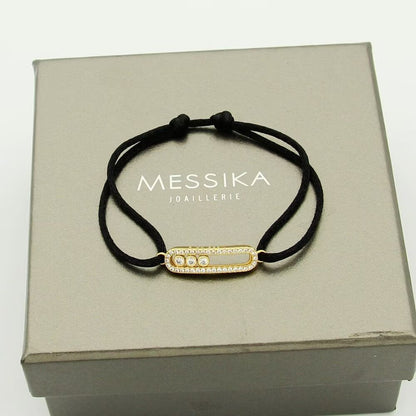 [Lumi Jewelery]Messika Care(s) pink cord pav辿 bracelet