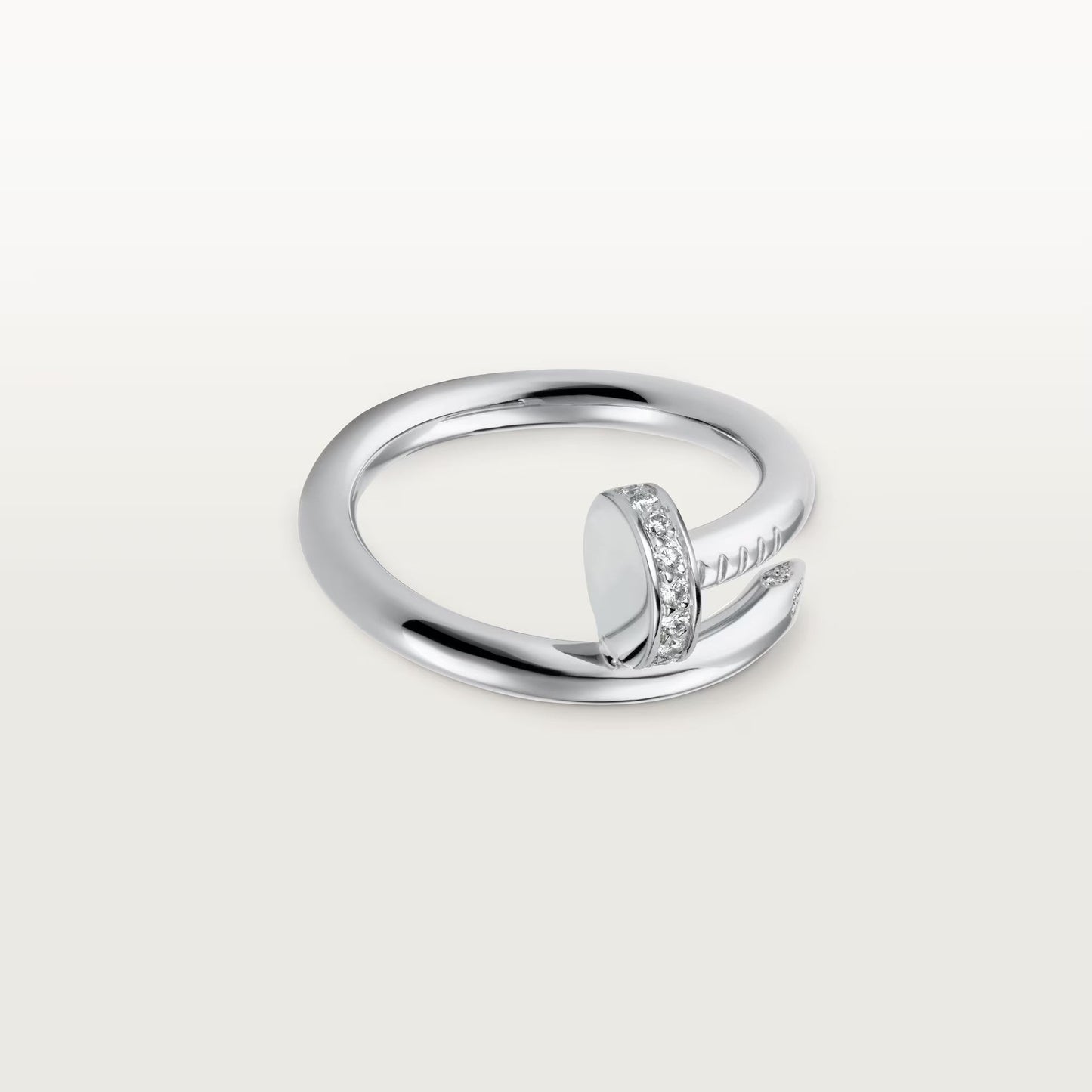 [Lumi Jewelry]JUSTE RING 2.6MM HALF DIAMOND