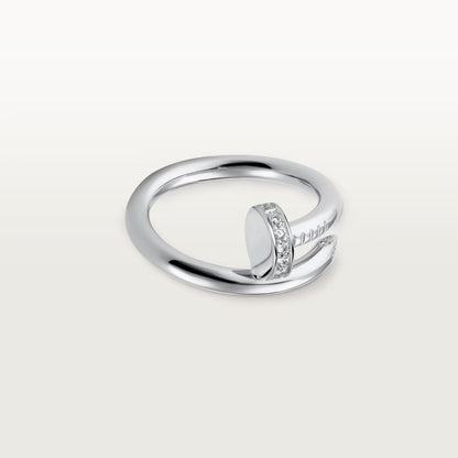 [Lumi Jewelry]JUSTE RING 2.6MM HALF DIAMOND