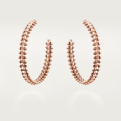 [Lumi Jewelry]CLASH HOOP LARGE EARRINGS