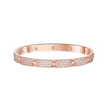 [Lumi Jewelry]LOVE BRACELET 6.1MM DIAMOND-PAVED 10 BIG DIAMONDS