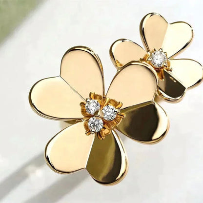 [Lumi Jewelry]CLOVER COMOS GOLD DIAMOND RING