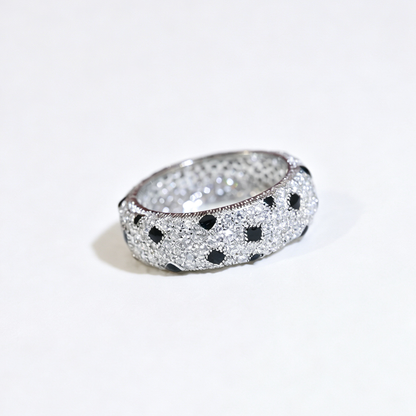 [Lumi Jewelry]PANTHERE SPOTTED FULL DIAMOND RING