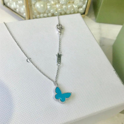 [Lumi Jewelry]BUTTERFLY TURQUOISE BUTTERFLY BRACELET SILVER