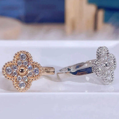 [Lumi Jewelry]CLOVER DIAMOND RING