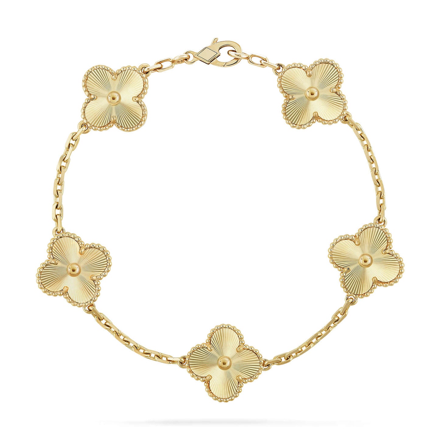 [Lumi Jewelry]CLOVER 5 FLOWERS LASER BRACELET