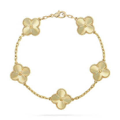 [Lumi Jewelry]CLOVER 5 FLOWERS LASER BRACELET