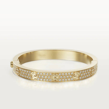[Lumi Jewelry]LOVE BRACELET 6.1MM DIAMOND-PAVED