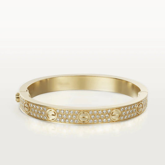 [Lumi Jewelry]LOVE BRACELET 6.1MM DIAMOND-PAVED