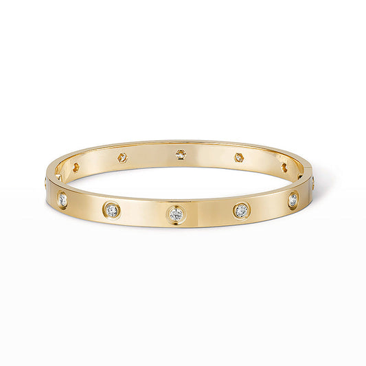[Lumi Jewelry]LOVE BRACELET 6.1MM 10 DIAMONDS