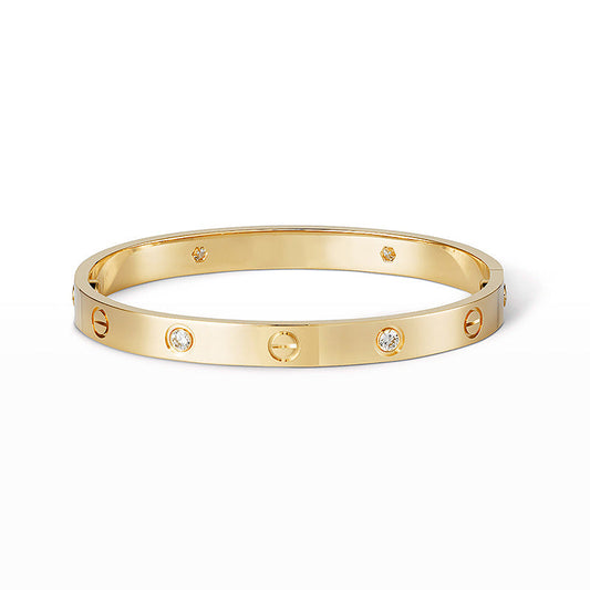 [Lumi Jewelry]LOVE BRACELET 6.1MM 4 DIAMONDS