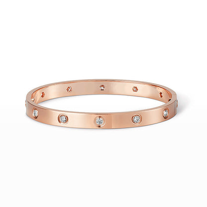 [Lumi Jewelry]LOVE BRACELET 6.1MM 10 DIAMONDS