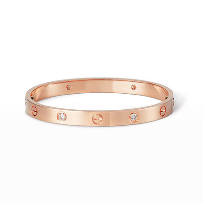 [Lumi Jewelry]LOVE BRACELET 6.1MM 4 DIAMONDS