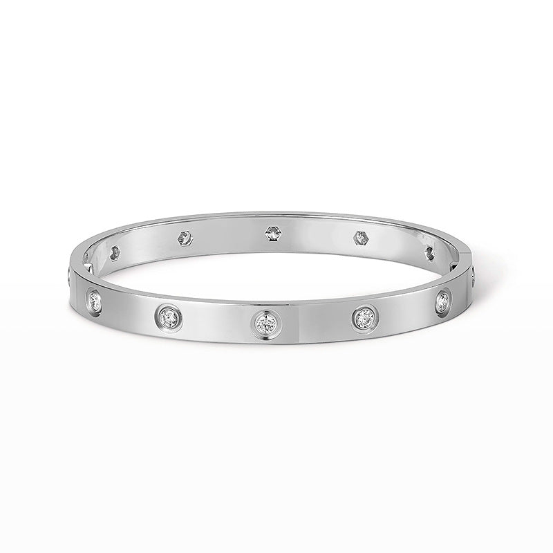 [Lumi Jewelry]LOVE BRACELET 6.1MM 10 DIAMONDS