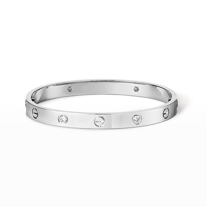 [Lumi Jewelry]LOVE BRACELET 6.1MM 4 DIAMONDS