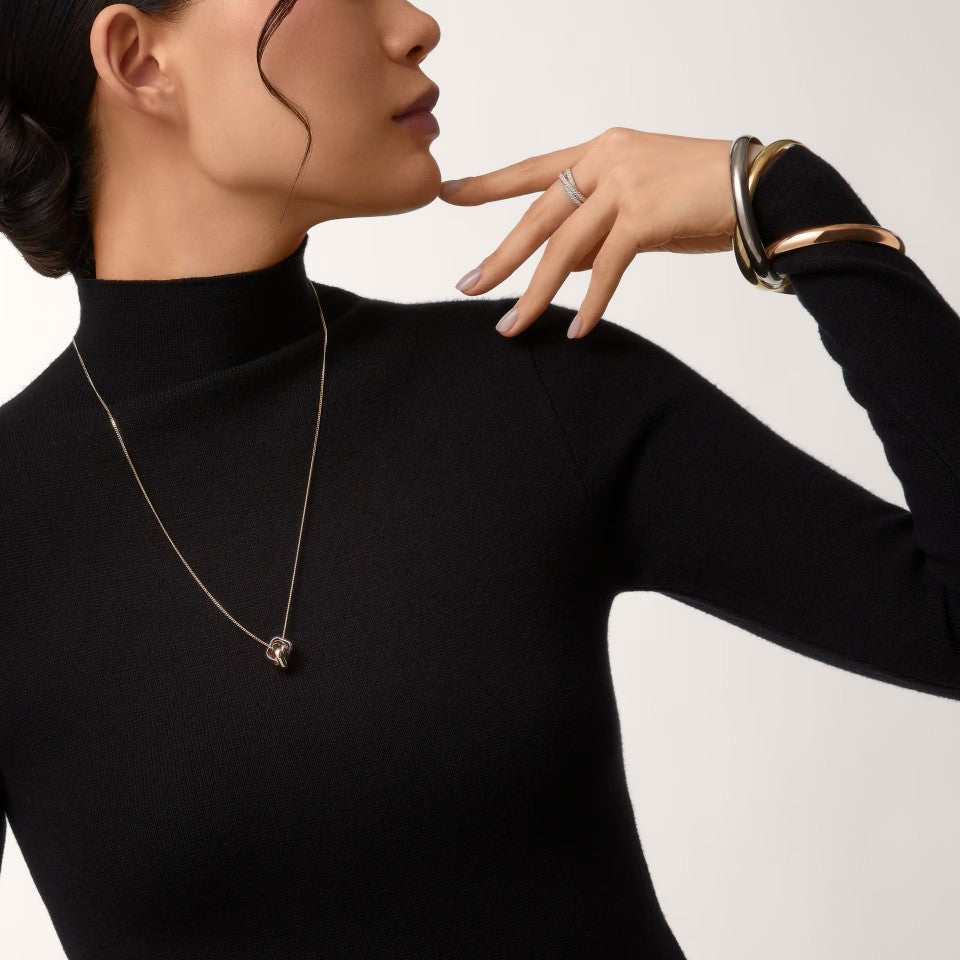 [Lumi Jewelry]TRINITY CUSHION NECKLACE COLLECTION