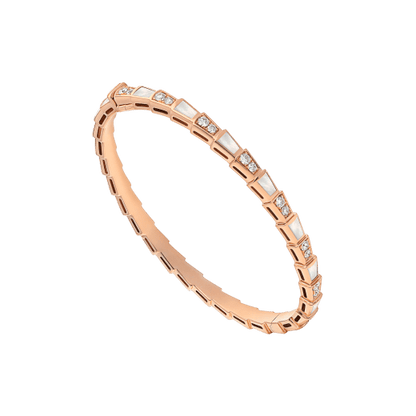 [Lumi Jewelry]SERPENTI BRACELET PINK GOLD MOP DIAMOND