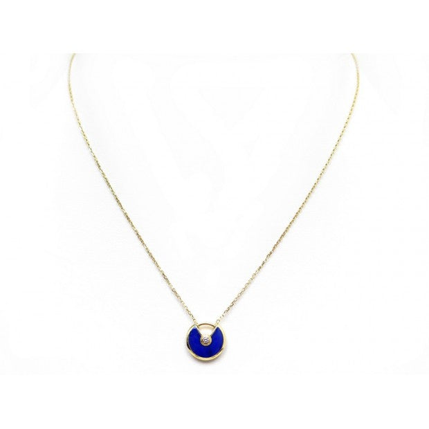 [Lumi Jewelry]AMULETTE ROSE GOLD AGATE NECKLACE
