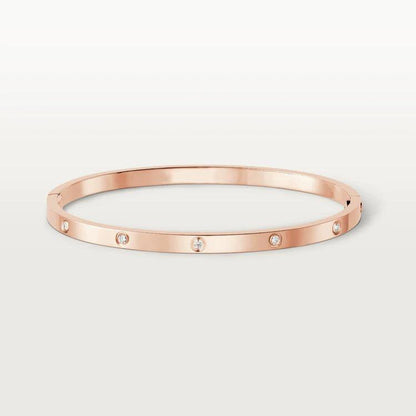 [Lumi Jewelry]LOVE BRACELET 3.65MM 10 DIAMONDS