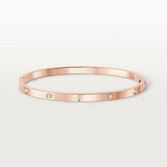 [Lumi Jewelry]LOVE BRACELET 3.65MM 10 DIAMONDS