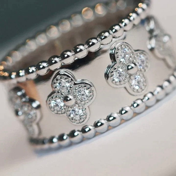 [Lumi Jewelry]CLOVER KALEIDOSCOPE RING 10MM