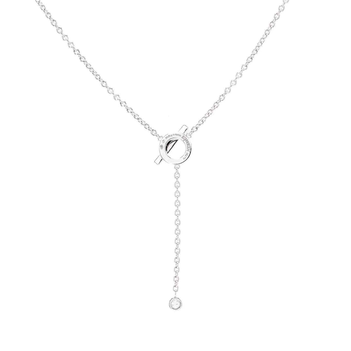 [Lumi Jewelry]FINESSE SILVER DIAMOND NECKLACE