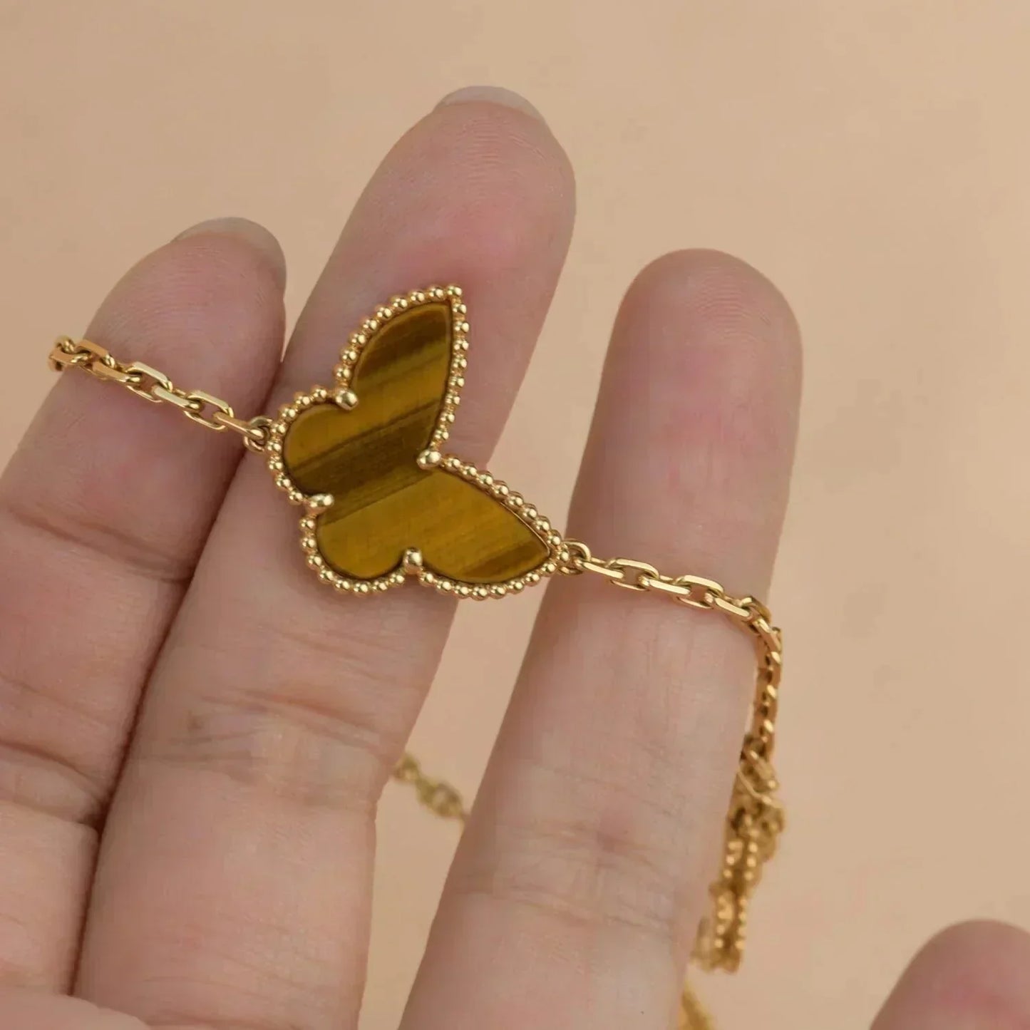 [Lumi Jewelry]LUCKY SPRING 5 MOTIF GOLD BRACELET