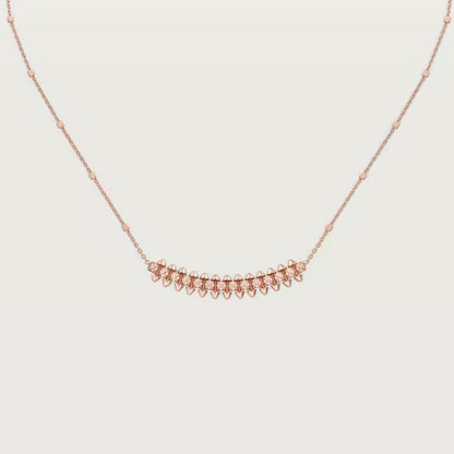 [Lumi Jewelry]CLASH  SMALL FULL DIAMOND NECKLACE
