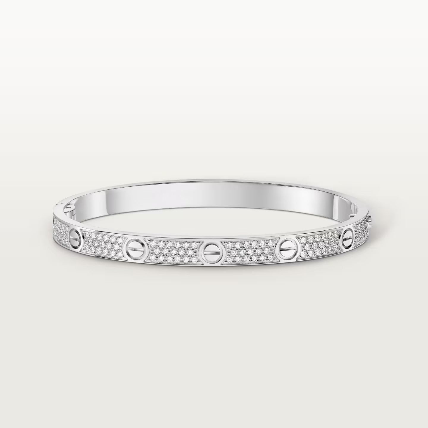[Lumi Jewelry]LOVE BRACELET 4.8MM DIAMOND-PAVED