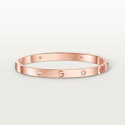 [Lumi Jewelry]LOVE BRACELET 4.8MM 4 DIAMONDS