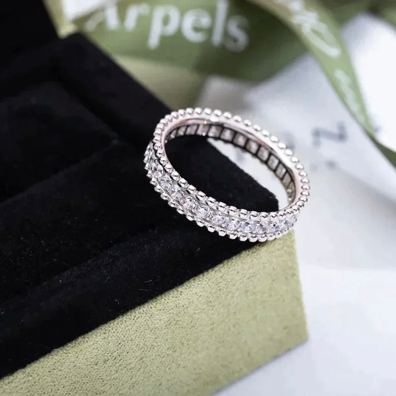 [Lumi Jewelry]PERLEE DIAMOND SILVER RING