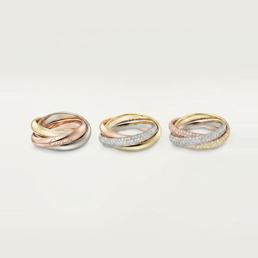 [Lumi Jewelry]TRINITY 3.2MM RING COLLECTION