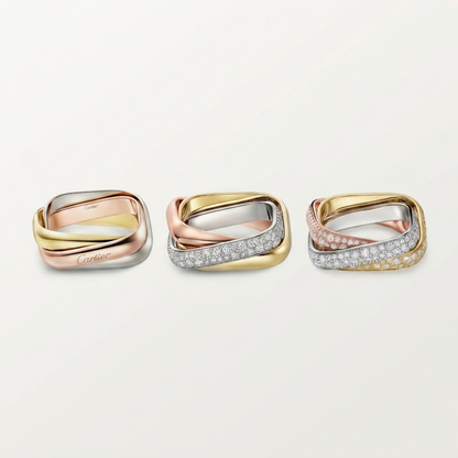 [Lumi Jewelry]TRINITY 3.5MM CUSHION RING COLLECTION