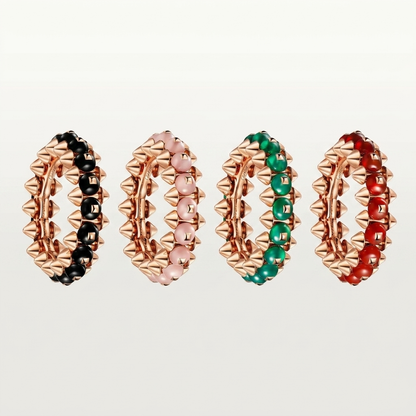 [Lumi Jewelry]CLASH 7.9MM AGATE CHALCEDONY RING
