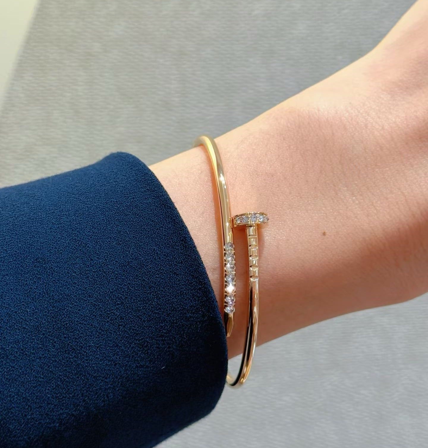 [Lumi Jewelry]JUSTE BRACELET 2.5MM DIAMONDS NEW