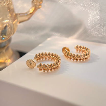 [Lumi Jewelry]CLASH SMALL HOOP EARRINGS