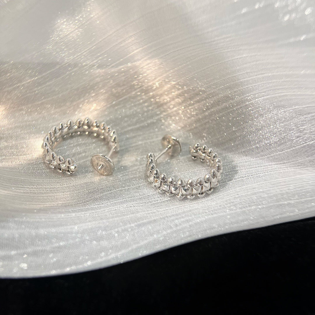 [Lumi Jewelry]CLASH SMALL HOOP EARRINGS