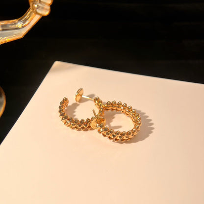 [Lumi Jewelry]CLASH SMALL HOOP EARRINGS