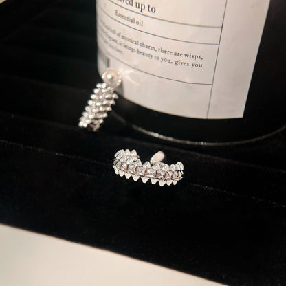 [Lumi Jewelry]CLASH SMALL HOOP EARRINGS